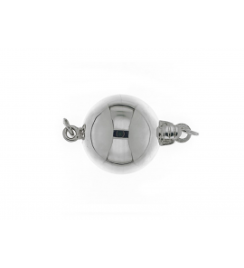 Zilver sluiting bol 12 mm - 3220642