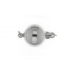Zilver sluiting bol 12 mm - 3220642