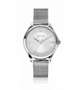 ZINZI Classy Mini 30mm zilv.wzpl. kast  en meshband - 3220567