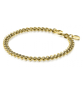 ZINZI zlv. armband gourmet geelverguld 19 cm - 3220585