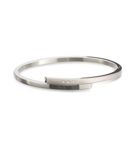 Boccia bengle armband 03041-02 met 3 x 0.015 crt. - 3220623