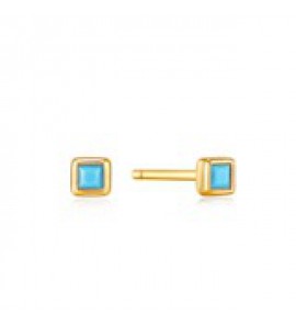 Ania Haie Turquoise Stud Ear S gold - 3220626