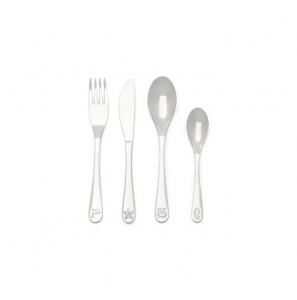 Kinderbestek Zeedieren, 4-delig, RVS - 3220666