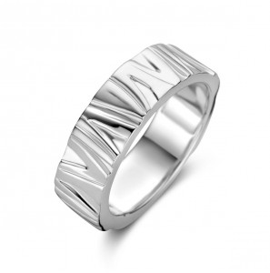 Zilver RH dames ring 6 mm mt. 17¼ - 3220651