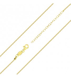 MY iMenso necklace "Venetian rounded 1.2mm" (925/1Mgold-plated) 42+5cm - 3220735