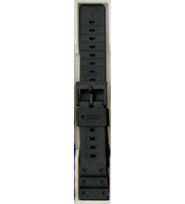 Bear rubber horlogeband zwart 20-24 mm - 3220751