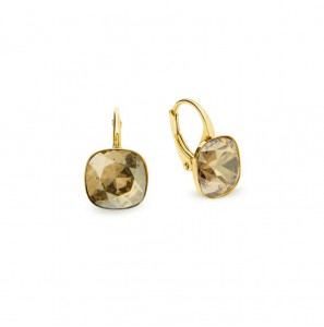 Spark Baretr Gilded Earrings Crystal - 3220776