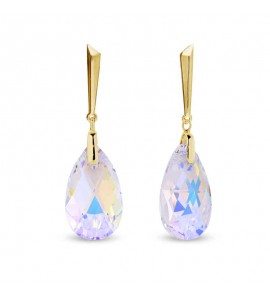 Spark Lacrima Gilded Earrings Aurora Borealis - 3220787