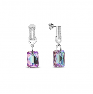 Spark Octagon Earrings Vitrail Light - 3220949