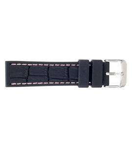 Bear rubberen band zwart met vouwsluiting 18 mm - 3220957