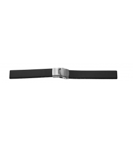 Bear rubberen band zwart met vouwsluiting 22 mm - 3220959