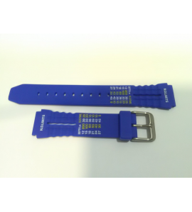 Horlogeband kunststof "duiker" blauw 18-22 mm - 3220961