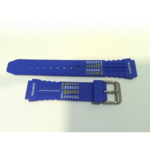 Horlogeband kunststof "duiker" blauw 18-22 mm - 3220961