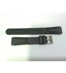 Bear Horlogeband kunststof zwart 16-18 mm - 3220969