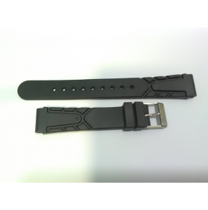 Bear Horlogeband kunststof zwart 16-18 mm - 3220969