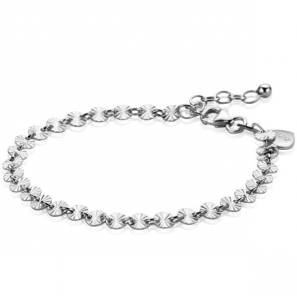 ZINZI zlv. armband met gediamanteerde rondjes - 3220825