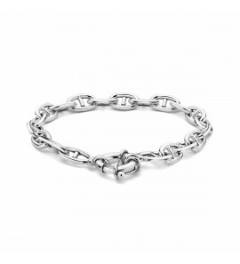 Zilver armband boot gourmet 7.1 mm met groot veerslot 19 cm - 3220851