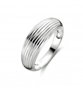 Zilver dames ring draadmotief 8 mm mt. 19 - 3220863