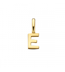 Goud letter blok 9 mm E - 3220890