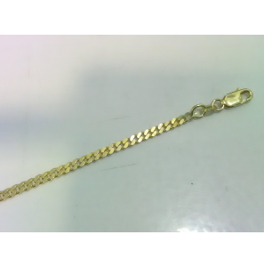 Goud gourmet armband 2.7 mm 20 cm - 3220932