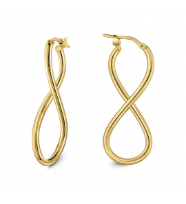 MY iMenso Creoli earring "Infinitio" 35 mm 1M gold-plated - 3221000