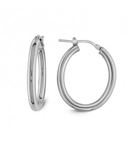 MY iMenso Creoli earring "Ovale" 28 mm - 3221002