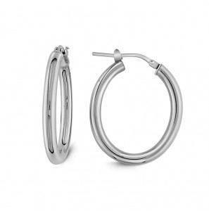 MY iMenso Creoli earring "Ovale" 28 mm - 3221002