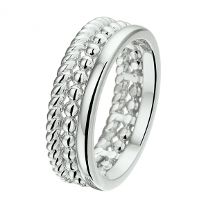 Zilver RH damesring 6 mm maat 21 - 3220985