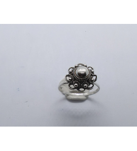 Zilver dames ring Zeeuwse knop 13 mm mt. 16½ - 3221117