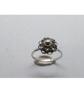 Zilver dames ring Zeeuwse knop 11 mm mt. 17 - 3221125