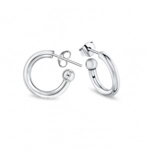 MY iMenso tubo Earring 15 mm (925/rhod-plated) - 3221276