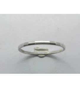 Zilver aanschuif ring mt. 18¾ - 3221143