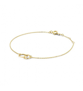 Jackie Double Circle armband  16/17/18cm - 3221270