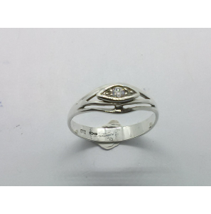 Zilver dames ring met zirkonia mt. 18½ - 3221153