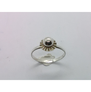 Zilver dames ring fantasie mt 15½ - 3221160