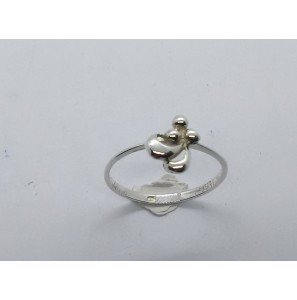 Zilver dames ring fantasie mt 15½ - 3221162