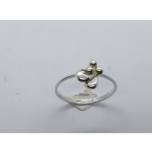 Zilver dames ring fantasie mt 15¾ - 3221163