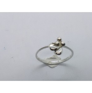 Zilver dames ring fantasie mt 16¾ - 3221165