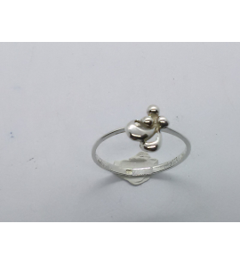 Zilver dames ring fantasie mt 17¾ - 3221166