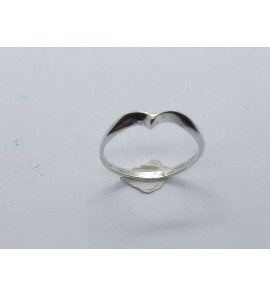 Zilver dames ring v-model mt. 17 - 3221169