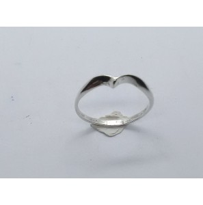 Zilver dames ring v-model mt. 17 - 3221169