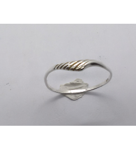 Zilver dames ring v-model mt. 18¼ - 3221173