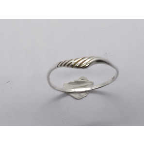 Zilver dames ring v-model mt. 18¼ - 3221173