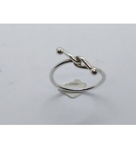 Zilver dames ring "knoop" mt.15¾ - 3221175