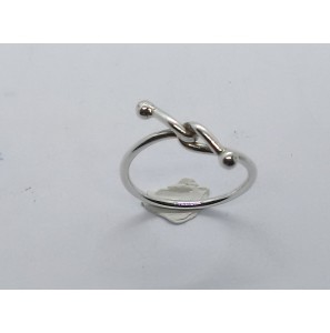 Zilver dames ring "knoop" mt.15¾ - 3221175