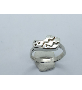 Zilver dames ring fantasie mt. 18 - 3221189