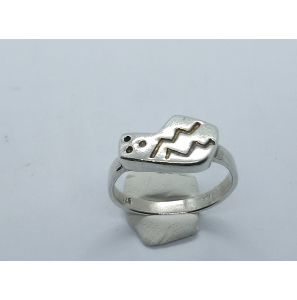 Zilver dames ring fantasie mt. 18 - 3221189