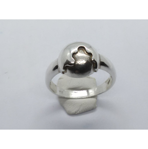 Zilver dames ring fantasie mt. 17½ - 3221190