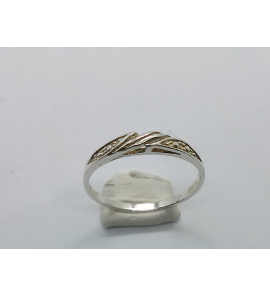 Zilver dames ring fantasie mt. 17¾ - 3221195