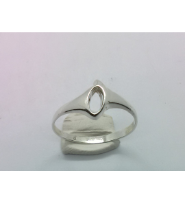 Zilver dames ring fantasie mt. 17½ - 3221200